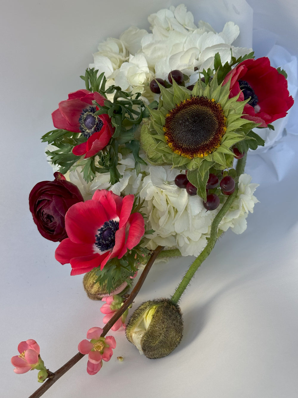 Detail of high-end flowers from Luxury Florist in Seattle Modern Nature