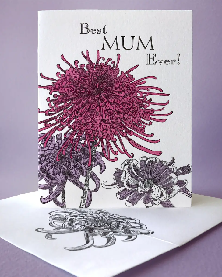 Best Mum evet - Mother's Day Card