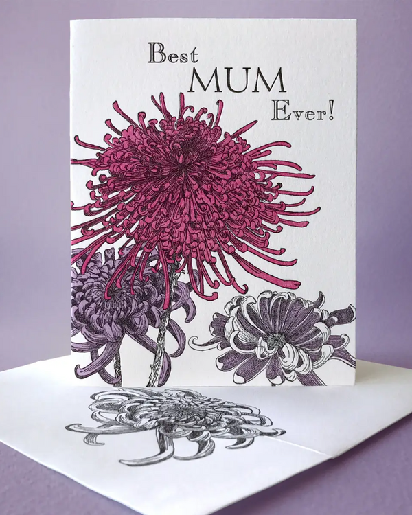 Best Mum evet - Mother's Day Card