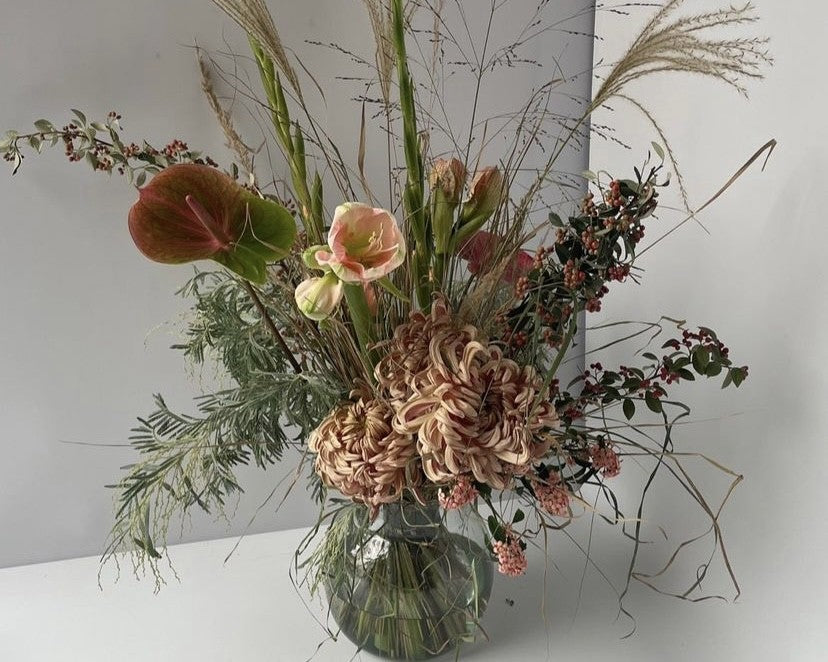 Designer flower arrangements crafted by a Seattle floral designer