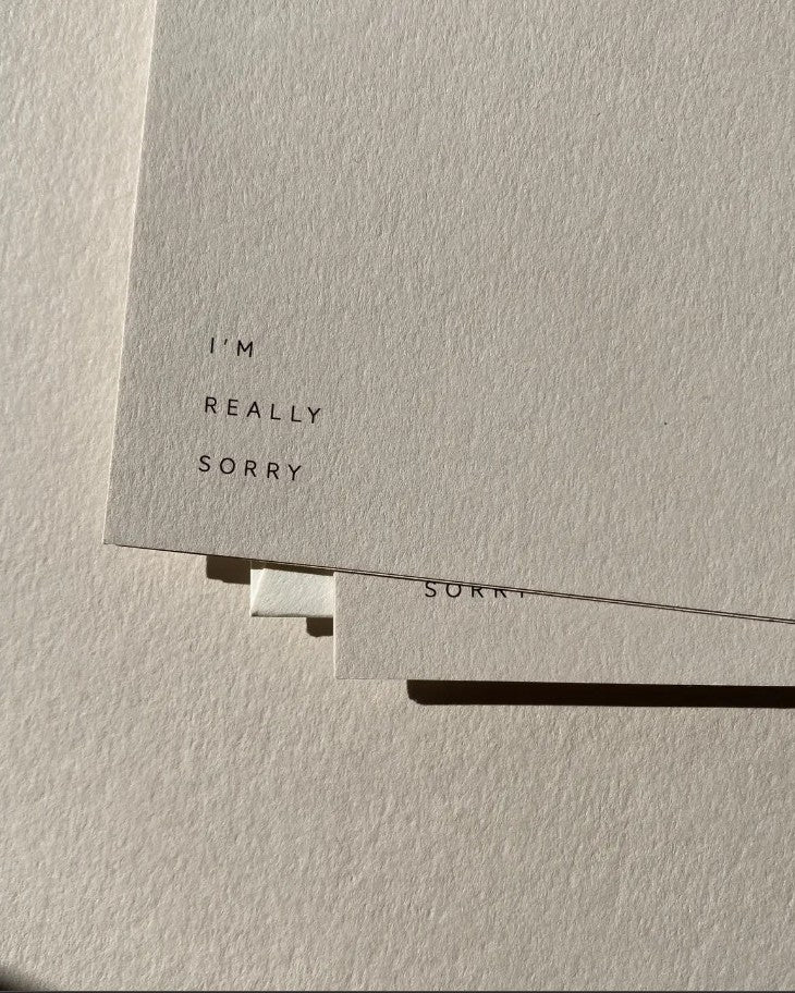 I Am Really Sorry Greeting Card – Add to Flower Bouquet Delivery in Seattle