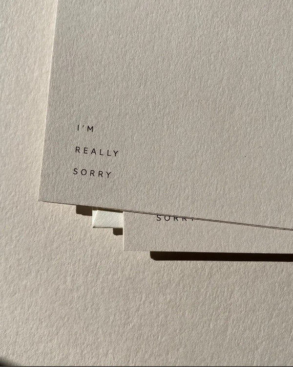 I Am Really Sorry Greeting Card – Add to Flower Bouquet Delivery in Seattle
