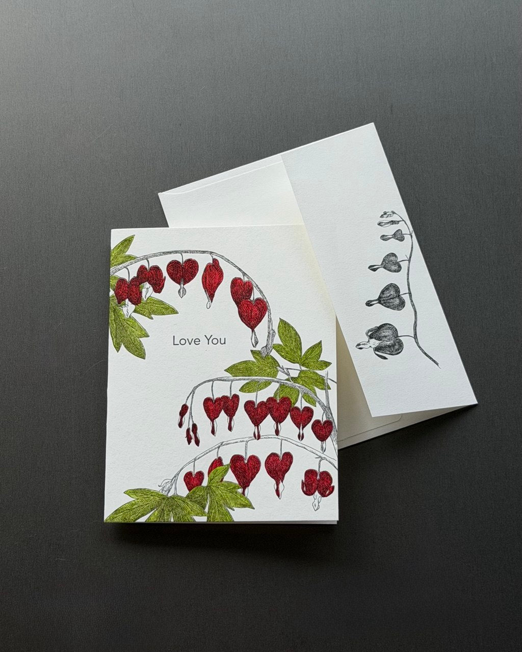 Love you - Floral Greeting Card