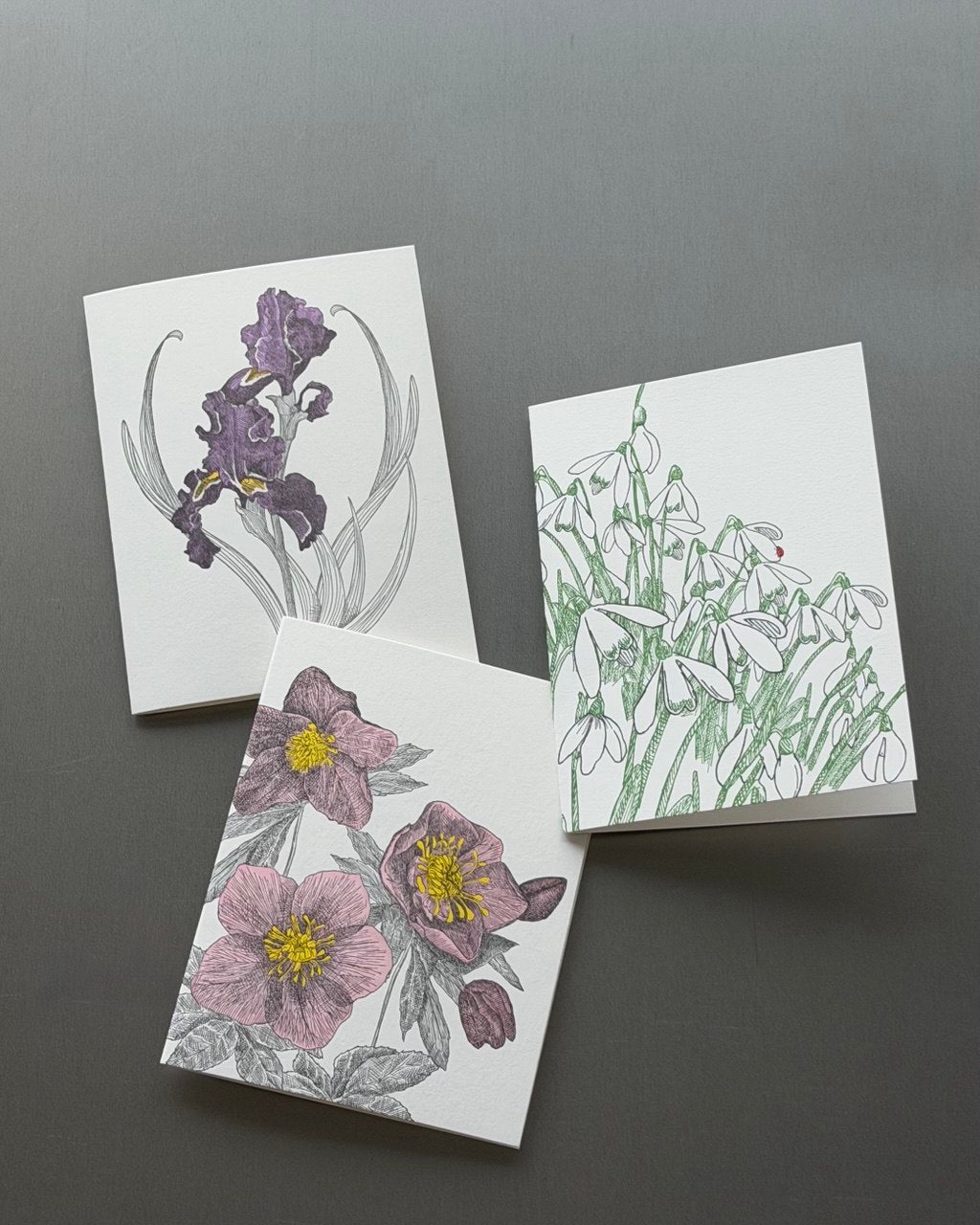Floral Blank Note Card