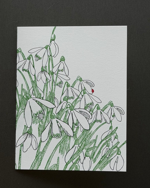 Floral Blank Note Card